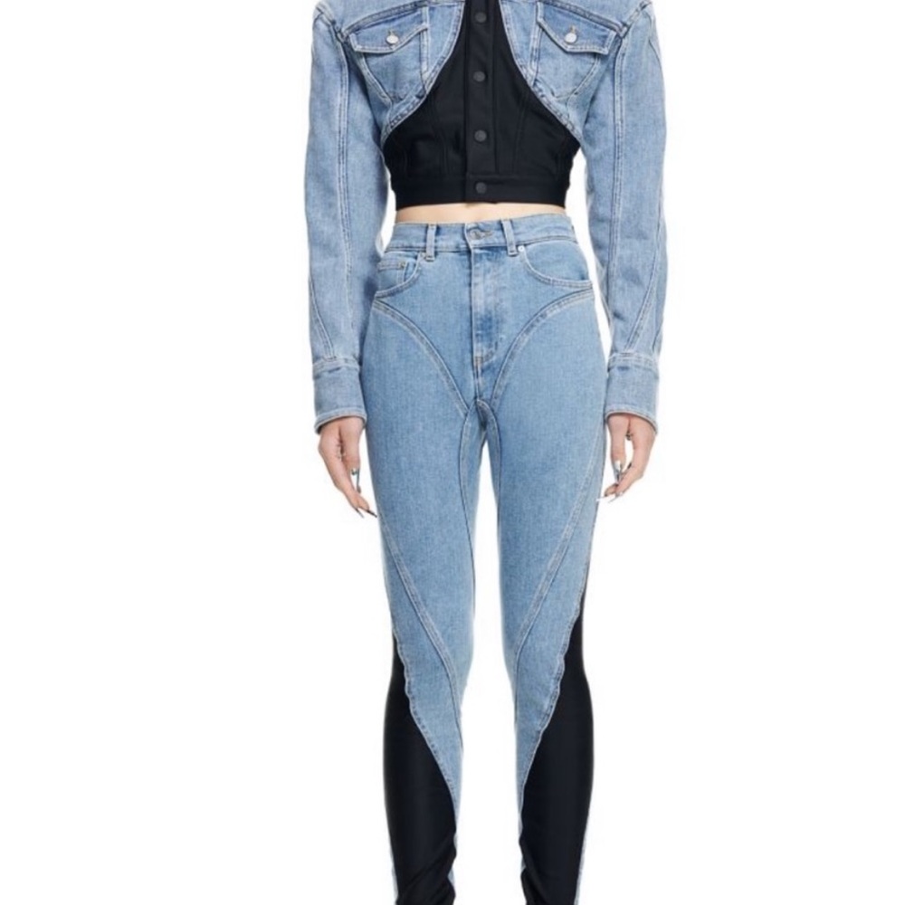 Mugler x H&M jeans
